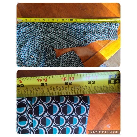 WHBM Silk Popover Blouse Shirt 8P Petite Academia Preppy Roll Tab Sleeve Office - Picture 11 of 12